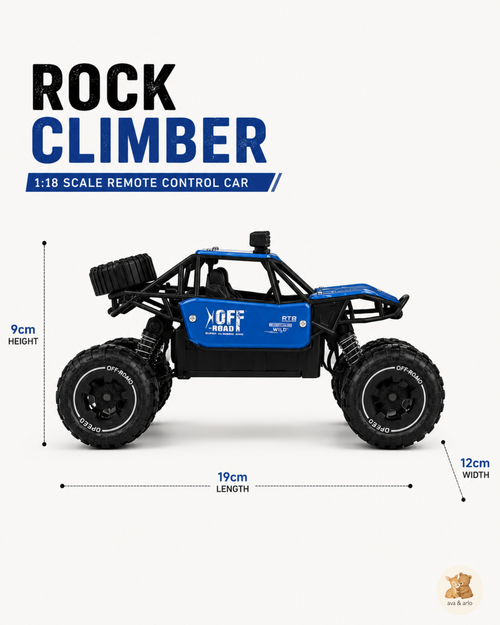 1:18 Scale Rechargeable Rock Climber RC Car