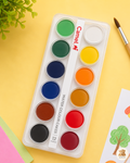 Camel Water Colour Cakes – 12 Shades (Kids Watercolor Paint Set)