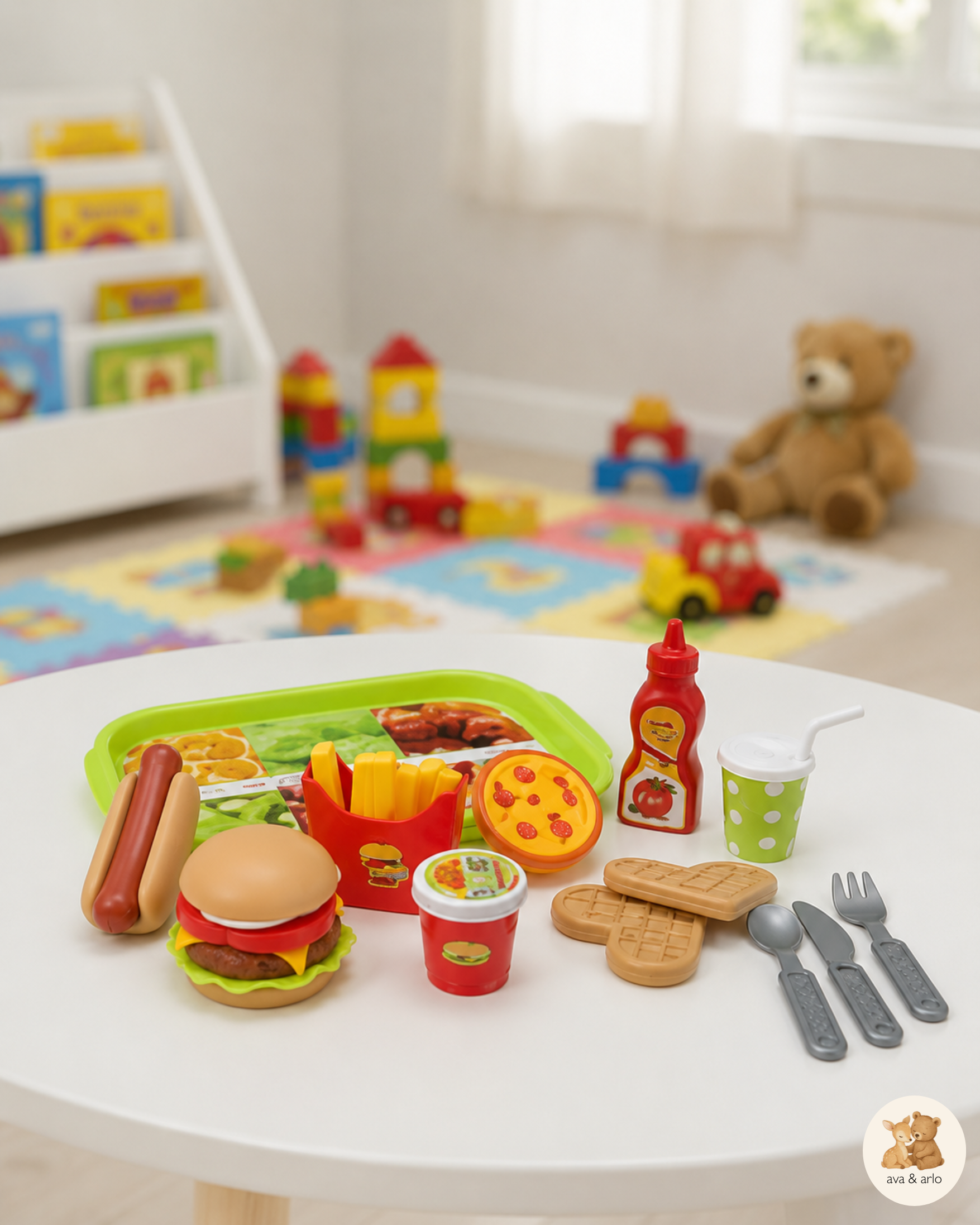 Fun Play Set | Fast Food Play Set | Burger Set up Toy | Pretend Play | Restaurant Food Toy
