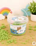 Kids Kinetic Sand Bucket Set with Moulds | Sensory Play Toy for Toddlers