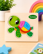 Wooden 2D Animal Puzzle Set for Kids | Early Learning &amp; Sensory Toy