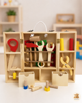 Wooden Kids Tool Kit | Pretend play | Hammer, Screw, Wrench Toy